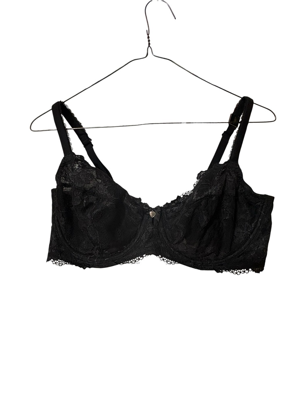 Victoria’s Secret 2014 NWT Black Lace Longline Demi Bra 38D